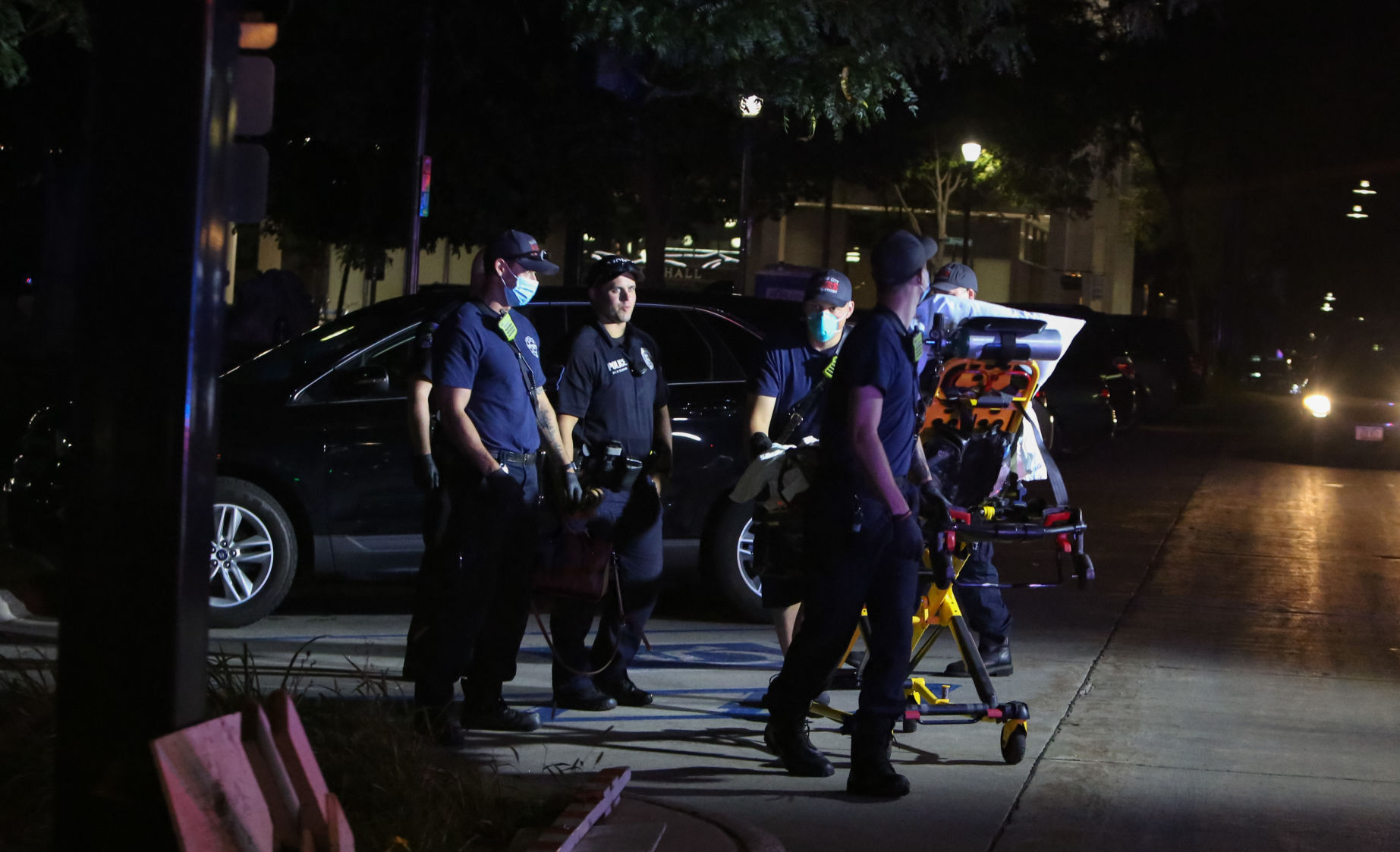 Law enforcement and first responder photo feature - PD and FD med call 2